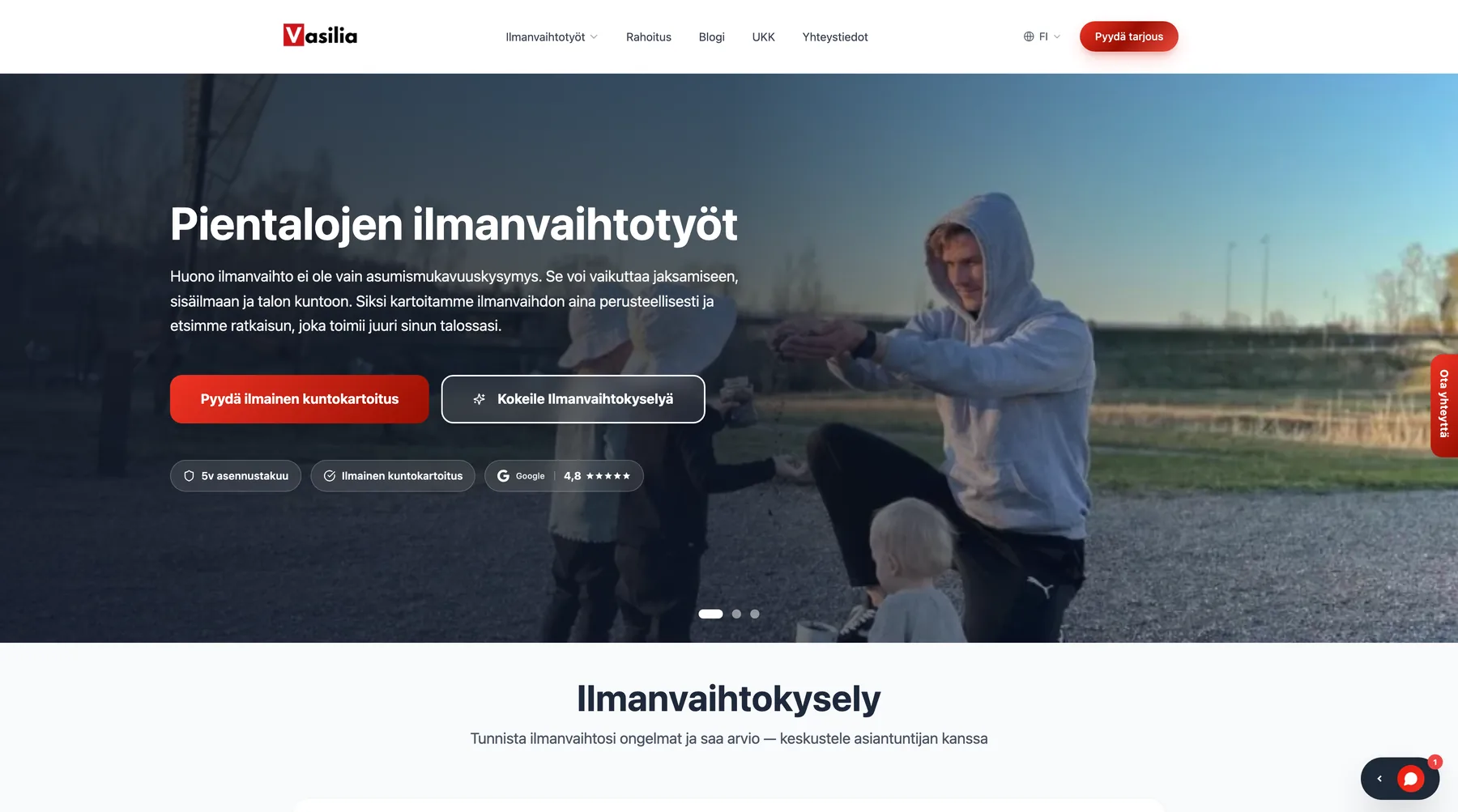 Priimon rakentama Vasilian sivusto
